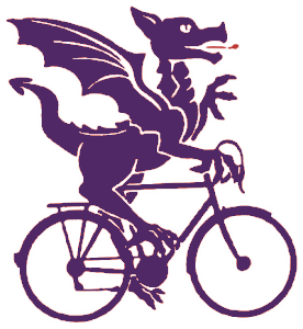 Cycling dragon image used by permission of Bicycle Beano Cycling Holidays